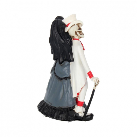 Figurina Nunta Gotica cu Mire si Mireasa Schelet [5]