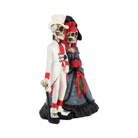 Figurina Nunta Gotica cu Mire si Mireasa Schelet [6]