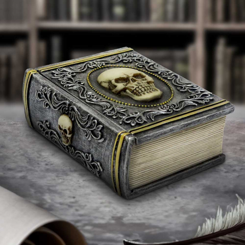 Vrajitoare si Zâne - Grimoire Treasure Box – Cutie Decorativa in Forma de Carte Oculta