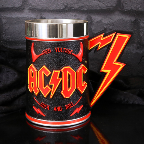 Gothic - Halbă AC/DC High Voltage Rock and Roll Lighting Horns