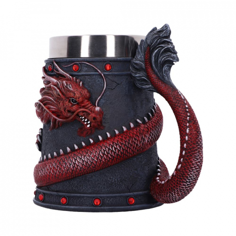 Halbă Dragon Coil Roșu [6]