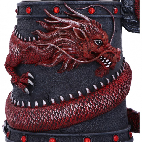 Halbă Dragon Coil Roșu [2]