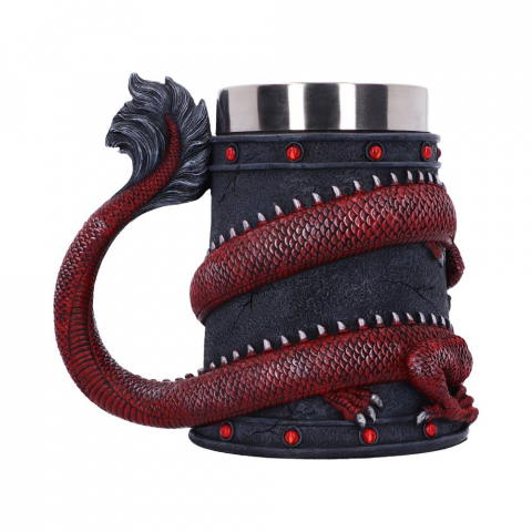 Halbă Dragon Coil Roșu [7]