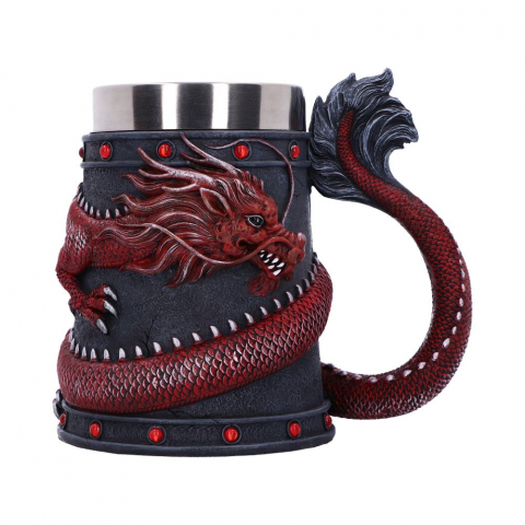 Halbă Dragon Coil Roșu [5]