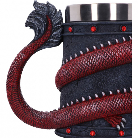 Halbă Dragon Coil Roșu [3]