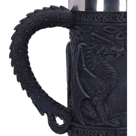 Halba Gotica Black Wing cu Dragoni – Nemesis Now, 18 cm [7]