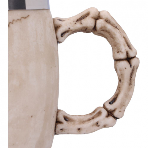 Halba Grinning Skull – Pahar gotic cu insert din otel inoxidabil [7]
