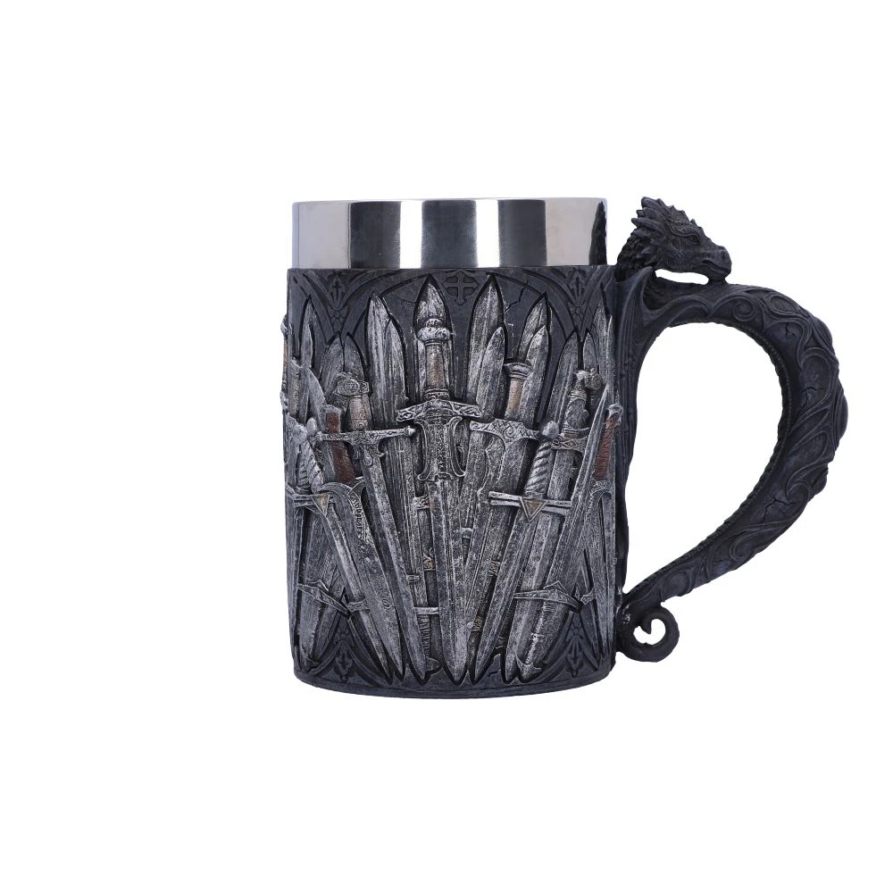 Halba Medievala Sword Tankard cu Maner Dragon [1]