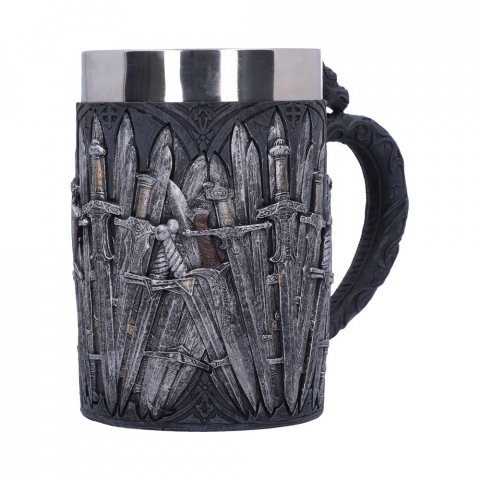 Halba Medievala Sword Tankard cu Maner Dragon [5]
