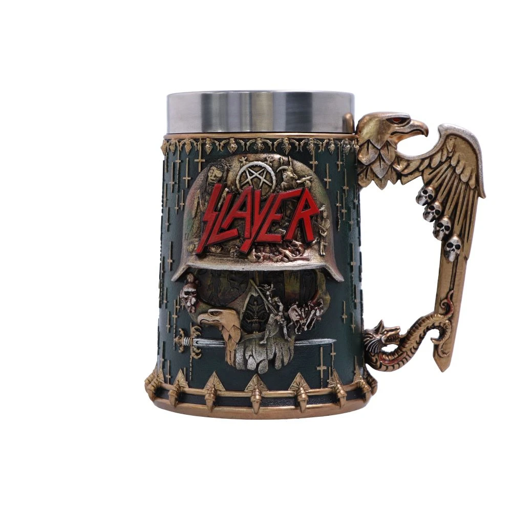 Halba Slayer Skull 16.5cm – Pocal Rock cu Craniu si Logo Oficial [1]