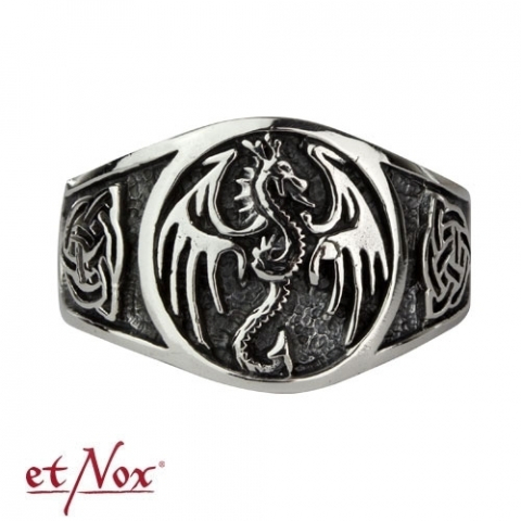 Inel etNox „Dragon” – Design celtic cu dragon [1]