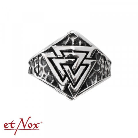 Bijutieri - Inel EtNox "Knot of Wotan" din otel inoxidabil - EtNox Ring "Knot of Wotan" Stainless Steel