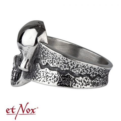 Inel etNox "Skull" din oțel inoxidabil [2]