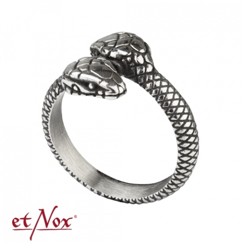 Inel etNox „Snakes” – Design cu capete de șarpe