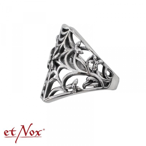 Inel etNox „Spider Web” – Design pânză de păianjen din oțel inoxidabil [2]