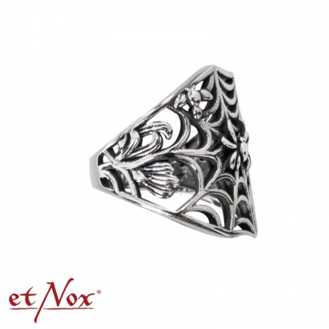 Inel etNox „Spider Web” – Design pânză de păianjen din oțel inoxidabil [1]