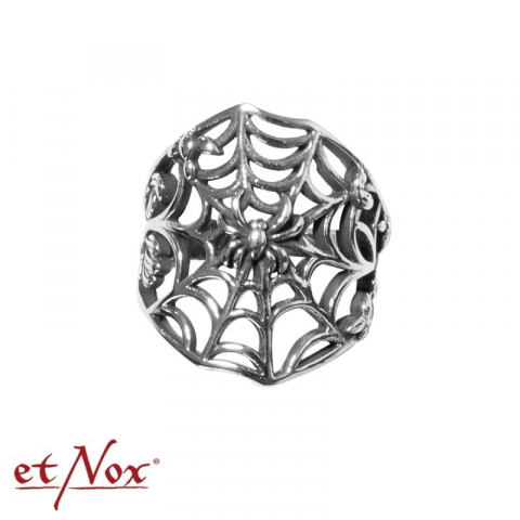 Inel etNox „Spider Web” – Design pânză de păianjen din oțel inoxidabil [3]