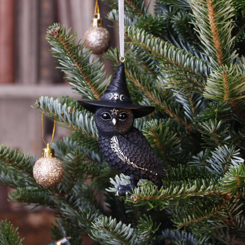 Decor - Ornament decorativ de agățat Owlocen Vrăjitoare Neagră