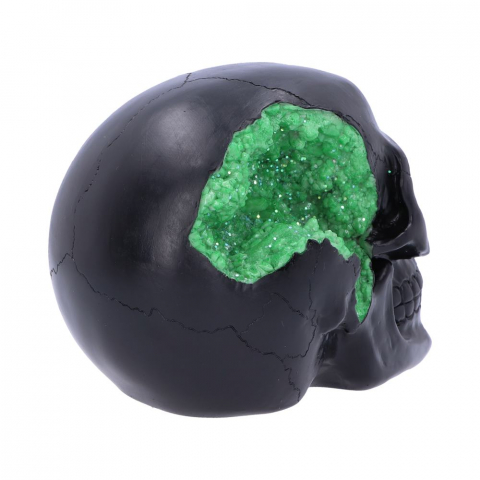 Ornament "Geode Skull Green" - Figurina Gotica [5]