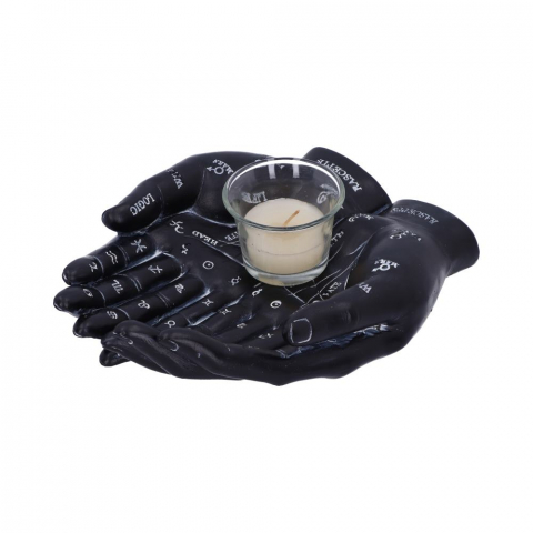 Palmist's Guide – Suport pentru Lumanare cu Design de Chiromantie [5]