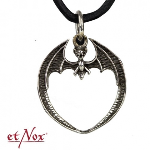 Pandantive gotice, fantasy si rock - Pandantiv etNox „Bat” – Liliac din argint