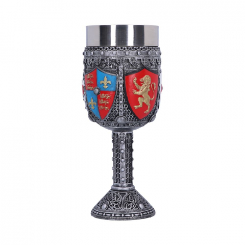 Pocal englezesc de 17 cm – Design heraldic, insert din oțel inoxidabil [3]