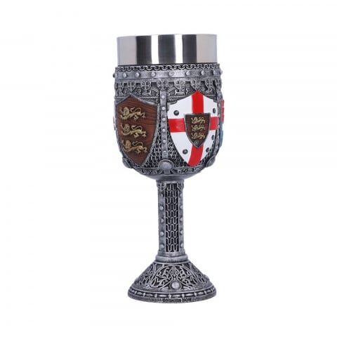 Pocal englezesc de 17 cm – Design heraldic, insert din oțel inoxidabil [5]