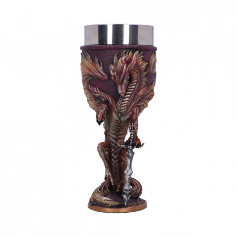 Pocal Flame Blade – Pocal cu Dragonul Rosu al Focului de Ruth Thompson, 17.5 cm [2]