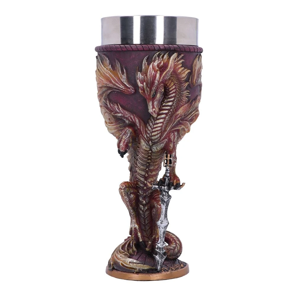 Pocal Flame Blade – Pocal cu Dragonul Rosu al Focului de Ruth Thompson, 17.5 cm [1]