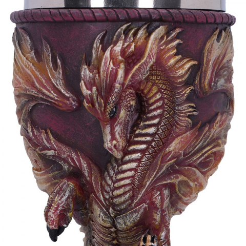 Pocal Flame Blade – Pocal cu Dragonul Rosu al Focului de Ruth Thompson, 17.5 cm [6]