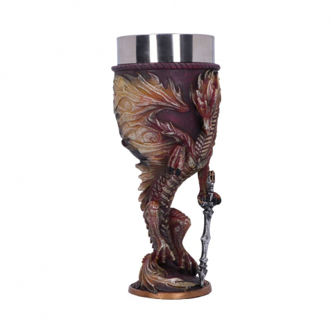Pocal Flame Blade – Pocal cu Dragonul Rosu al Focului de Ruth Thompson, 17.5 cm [4]