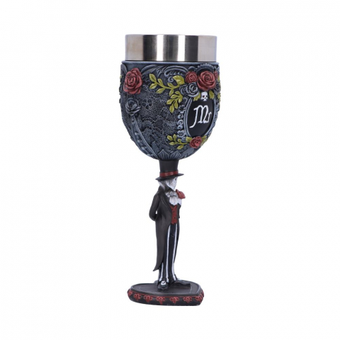 Pocal gotic Mr Goblet – Design schelet masculin, 21 cm [5]