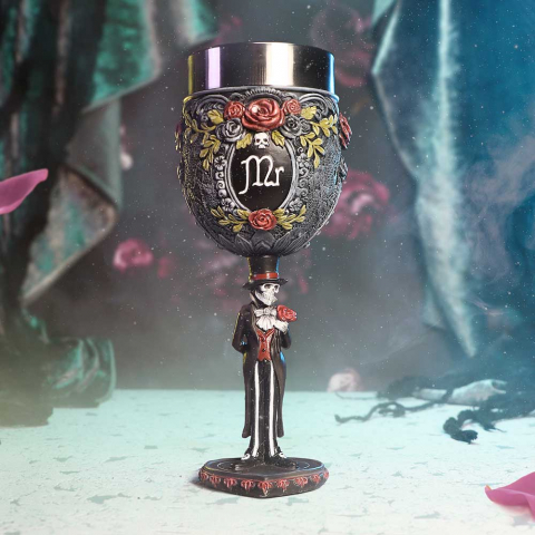 Pocal - Pocal gotic Mr Goblet – Design schelet masculin, 21 cm