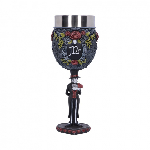 Pocal gotic Mr Goblet – Design schelet masculin, 21 cm [2]