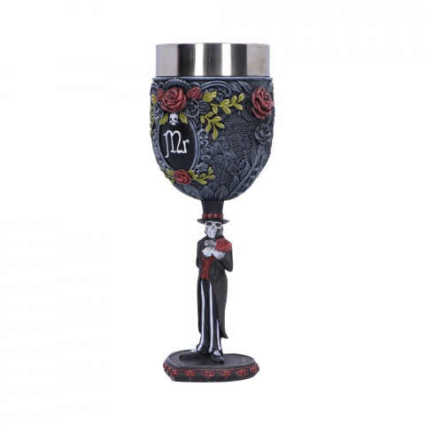 Pocal gotic Mr Goblet – Design schelet masculin, 21 cm [3]