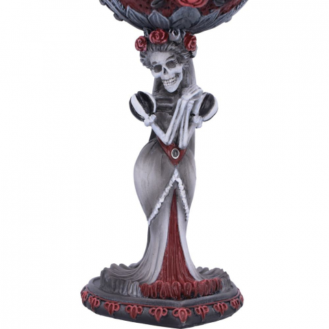 Pocal gotic Mrs Goblet – Design schelet feminin, 21 cm [7]