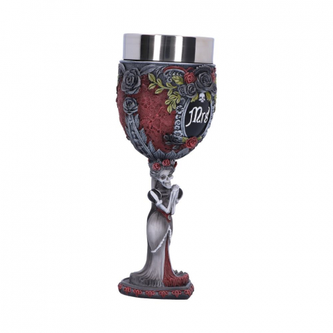 Pocal gotic Mrs Goblet – Design schelet feminin, 21 cm [5]
