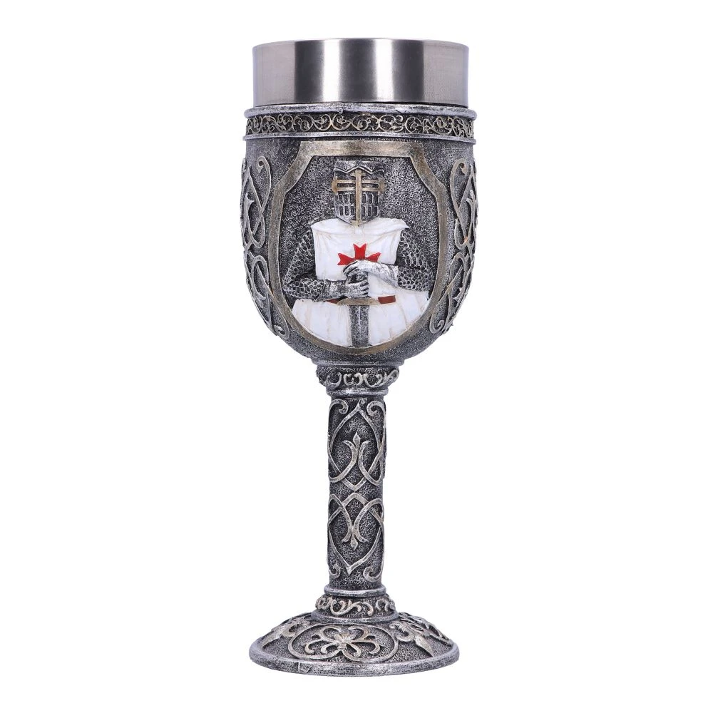 Pocal 'Templar' de 19 cm – Design cu cavaler medieval și detalii aurii [1]