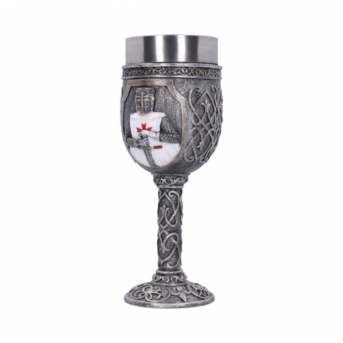 Pocal 'Templar' de 19 cm – Design cu cavaler medieval și detalii aurii [3]