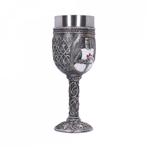 Pocal 'Templar' de 19 cm – Design cu cavaler medieval și detalii aurii [4]