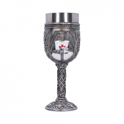 Pocal 'Templar' de 19 cm – Design cu cavaler medieval și detalii aurii [2]