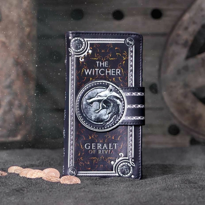 Film & TV - Portofel The Witcher Embossed – Design cu Lupul Witcher