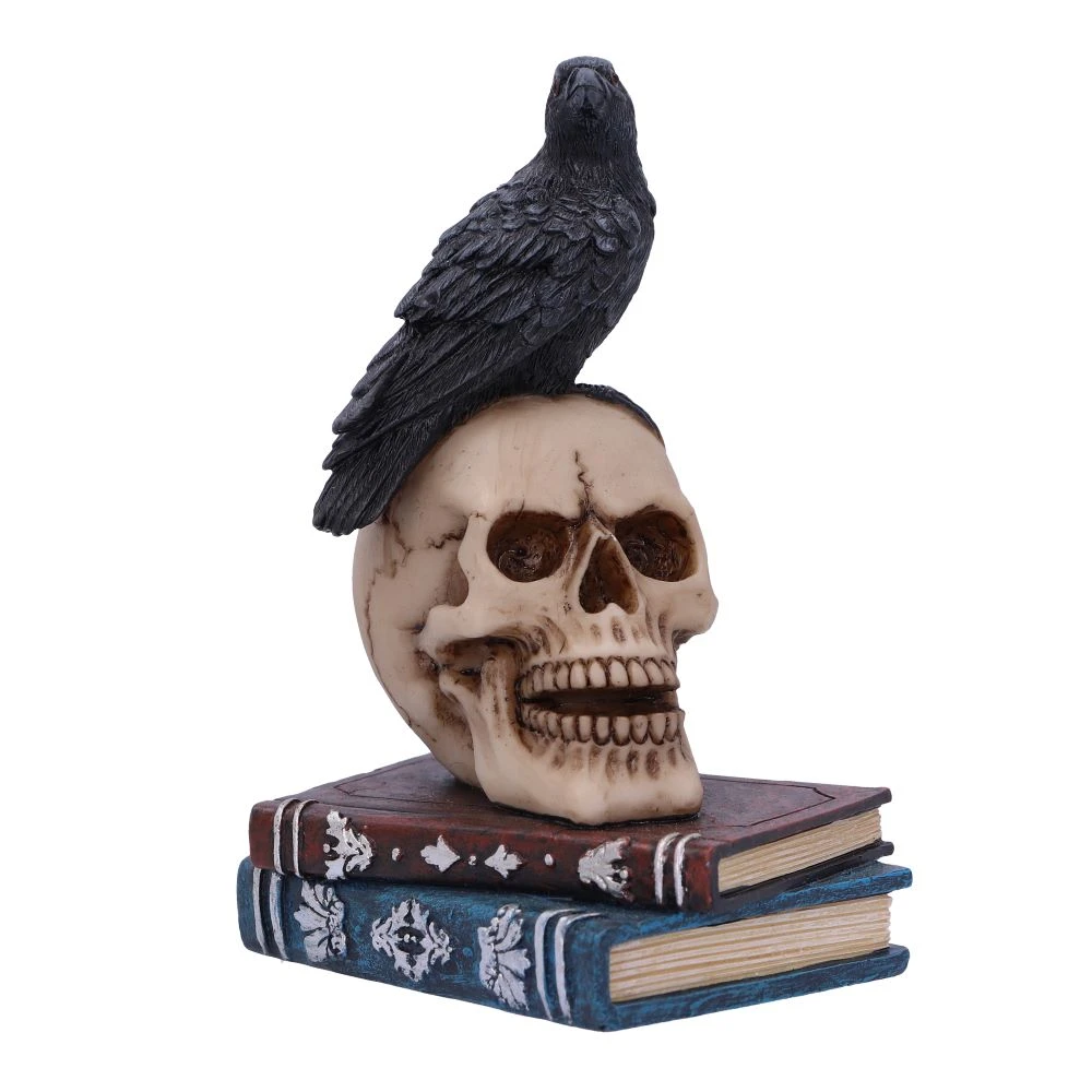Raven's Spell – Figurina Gotica cu Corb si Craniu [1]