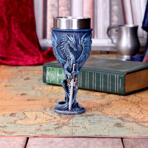 Pocal - Sea Blade Goblet – Pocal cu dragon marin de Ruth Thompson