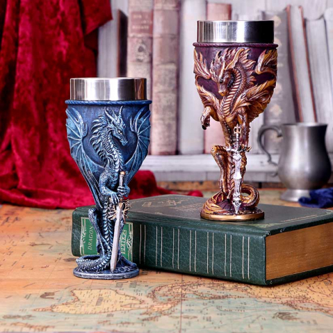 Sea Blade Goblet – Pocal cu dragon marin de Ruth Thompson [8]