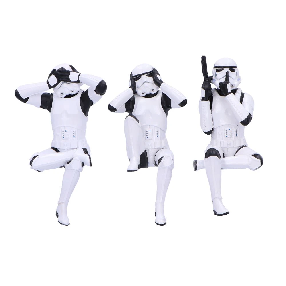 Set de 3 figurine "Three Wise Sitting Stormtroopers" – Stormtrooper [1]