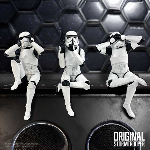 Film & TV - Set de 3 figurine "Three Wise Sitting Stormtroopers" – Stormtrooper