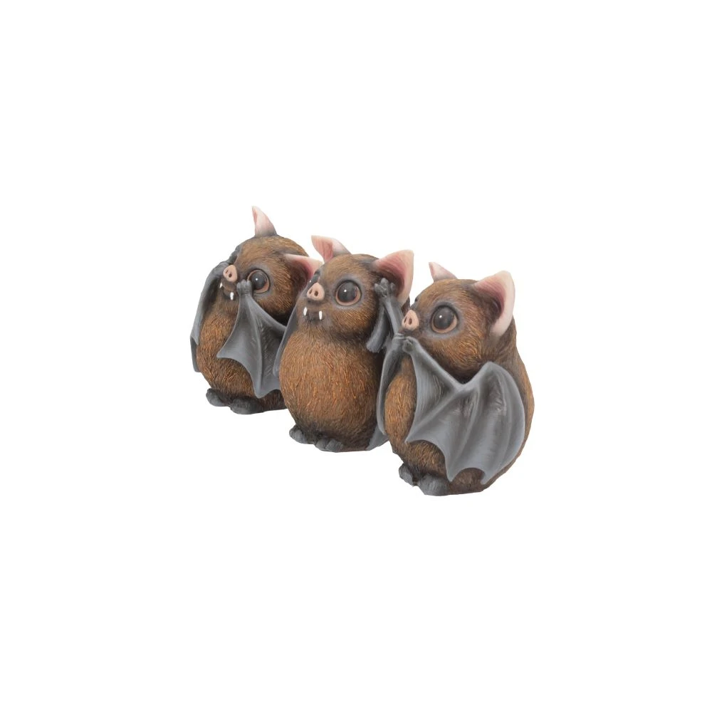 Set figurine Three Wise Bats 8,5 cm - Decoratiuni gotice cu lilieci [1]