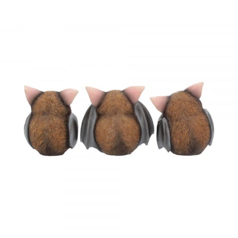 Set figurine Three Wise Bats 8,5 cm - Decoratiuni gotice cu lilieci [4]