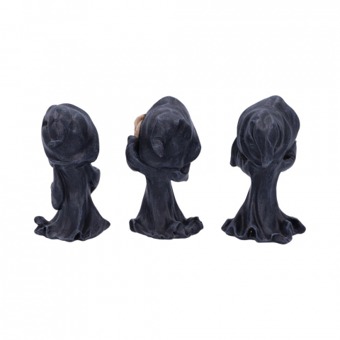 Set figurine Three Wise Reapers – Nu vezi, nu auzi, nu vorbești răul, 11 cm [4]